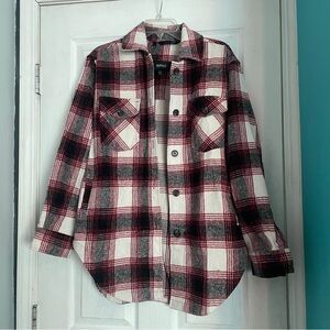 Buffalo David Bitton Red and Black Plaid Shirt